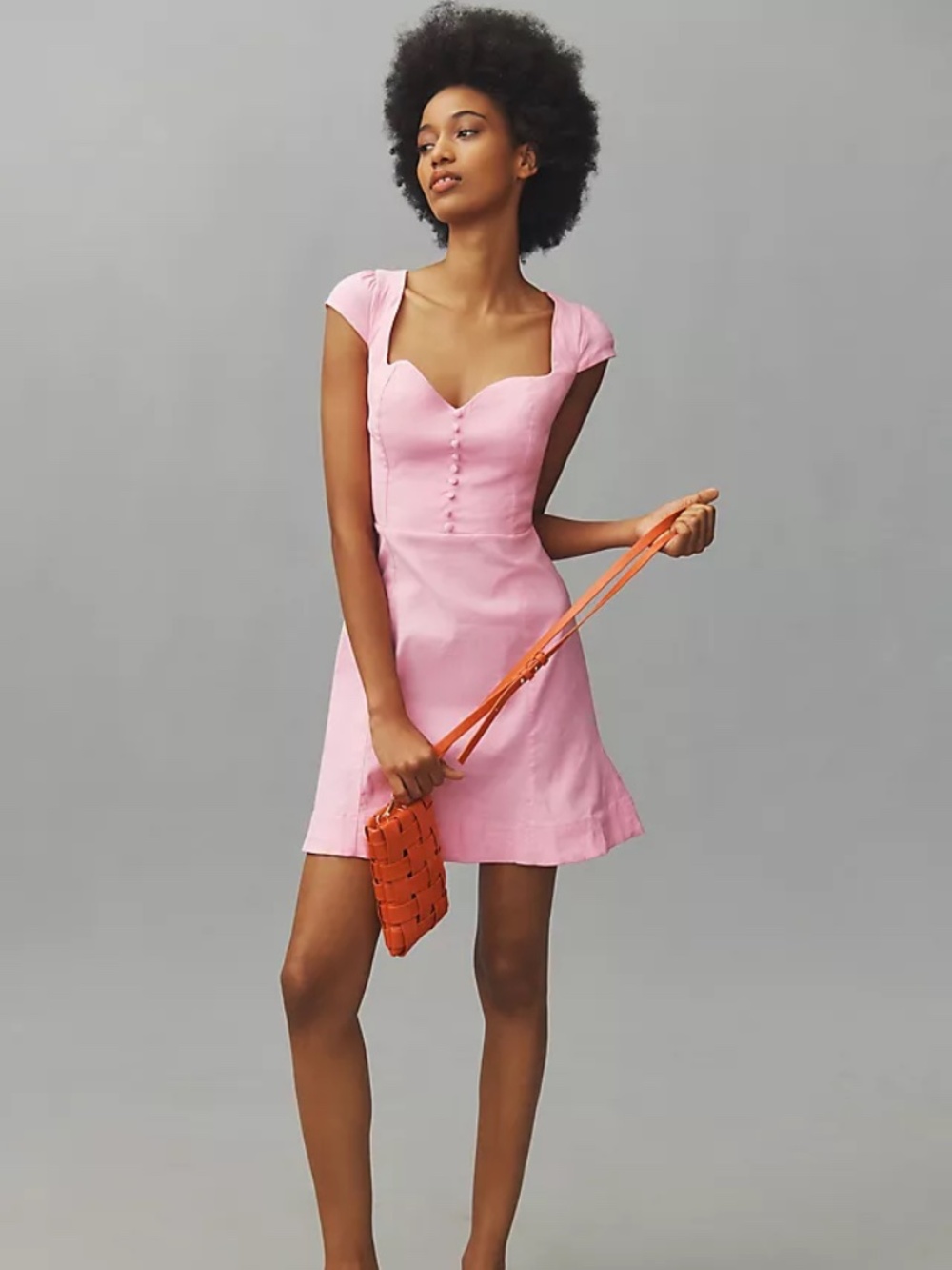 Anthropologie Cecily Fit & Flare Sweetheart Mini Dress